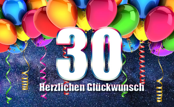 Gluckwunsche Zum 30 Geburtstag Geburtstagsspruche 30